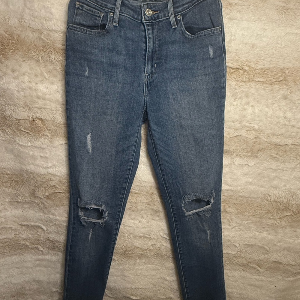 721 Levi’s Blue High rise Skinny Jeans